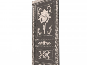 carved door classic 02 3D-Modell