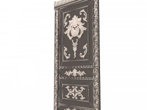 carved door classic 02 3D Model