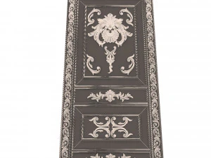 carved door classic 02 3D Model