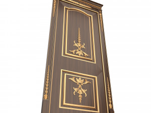 carved door classic 03 3Dモデル