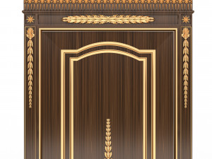 carved door classic 03 3Dモデル