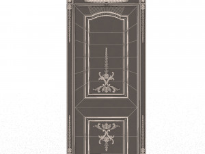 carved door classic 03 3Dモデル