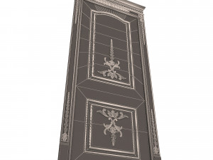 carved door classic 03 3Dモデル