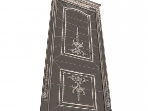 carved door classic 03 3D Model