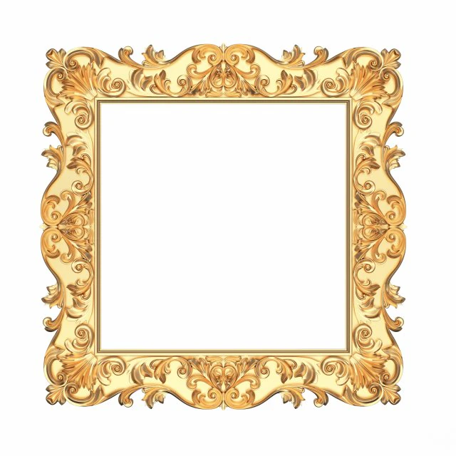 classic frame 01 3D Model .c4d .max .obj .3ds .fbx .stl .blend