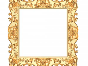 klassischer Rahmen 01 3D Modell