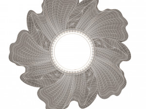 classic round mirror 02 3Dモデル