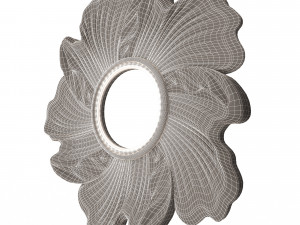 classic round mirror 02 3Dモデル