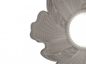 classic round mirror 02 3D Model