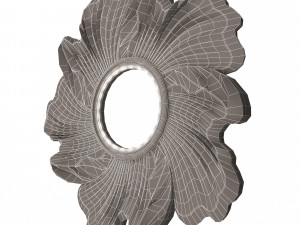 classic round mirror 02 3Dモデル