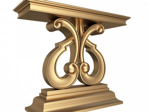 luxury console table 01 3D 모델