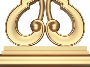 luxury console table 01 3D Model