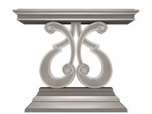 luxury console table 01 3D Model