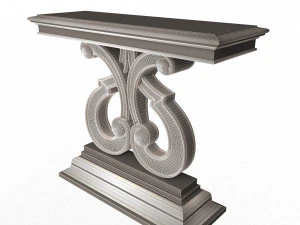 luxury console table 01 3D Model