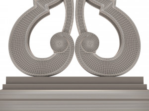 luxury console table 01 3D 모델
