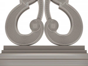 luxury console table 01 3D Model