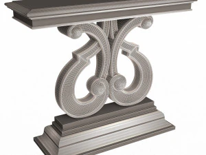 luxury console table 01 3D Model