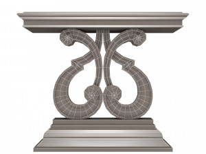luxury console table 01 3D 모델
