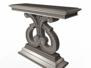 luxury console table 01 3D Model