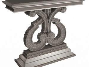 luxury console table 01 3D Model