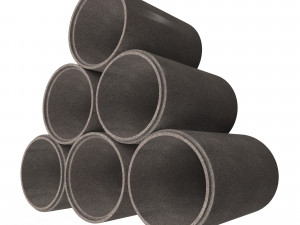 concrete pipe 3D 模型