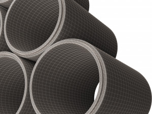 concrete pipe 3D 模型