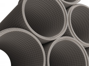 concrete pipe 3D 模型