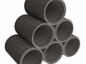 concrete pipe 3D 模型