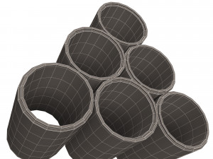 concrete pipe 3D 模型