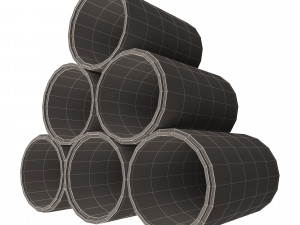 concrete pipe 3D 模型