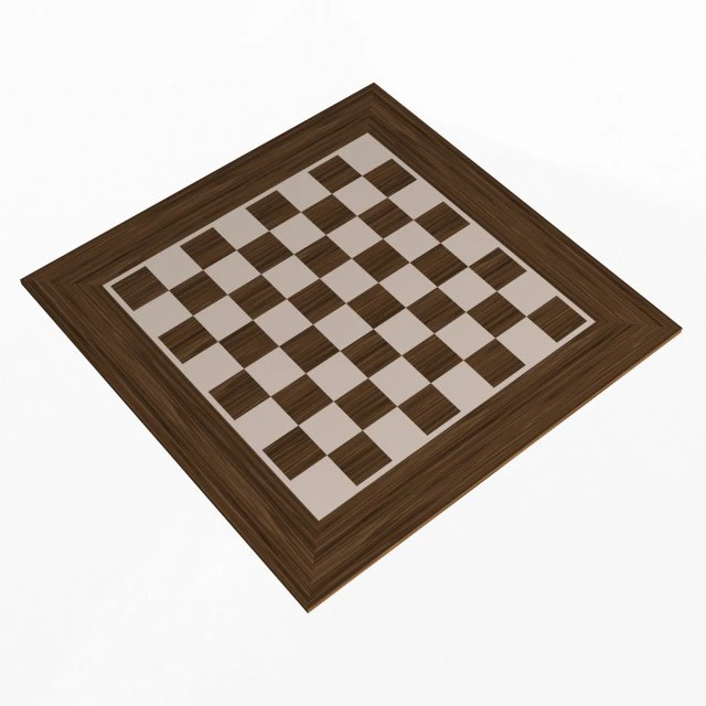 chess board 3D Model .c4d .max .obj .3ds .fbx .stl .blend 