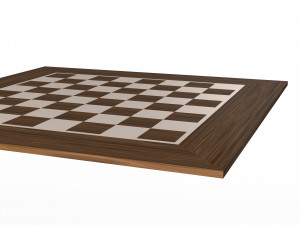 chess board Modello 3D