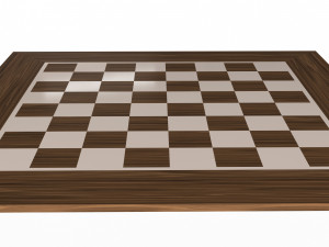 chess board Modello 3D