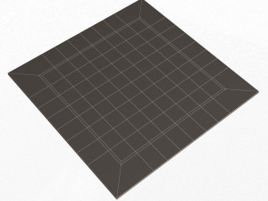 chess board Modello 3D