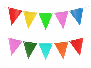 fagnon garland banner Model 3D