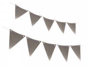 fagnon garland banner Modello 3D