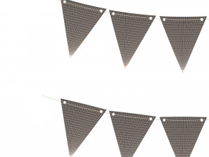 fagnon garland banner Modello 3D