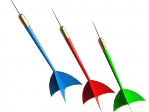 ダーツ針 3Dモデル