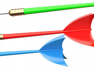 ダーツ針 3Dモデル