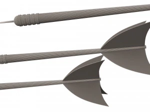 ダーツ針 3Dモデル