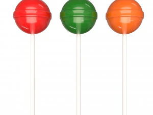 chupa chups piruleta Modelo 3D