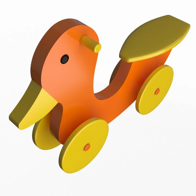 duck bike 3D Model .c4d .max .obj .3ds .fbx .stl .blend 