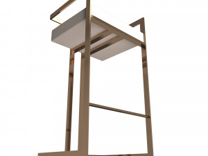 bar stool 02 Modèle 3D