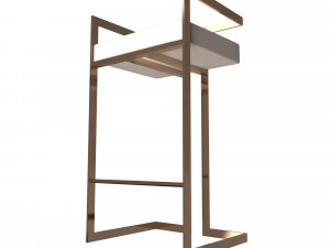 bar stool 02 Modèle 3D