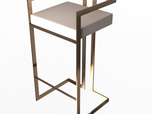 bar stool 02 Modèle 3D
