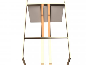 bar stool 02 Modèle 3D