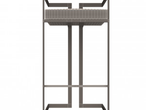 bar stool 02 Modèle 3D