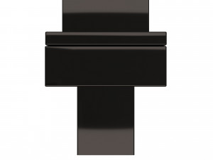 black modern toilet Modello 3D