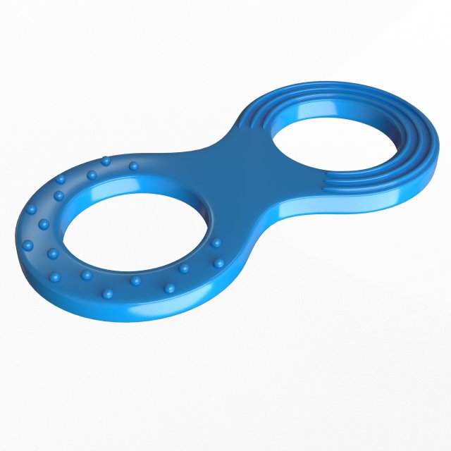 baby teething toy 3D Model .c4d .max .obj .3ds .fbx .stl .blend