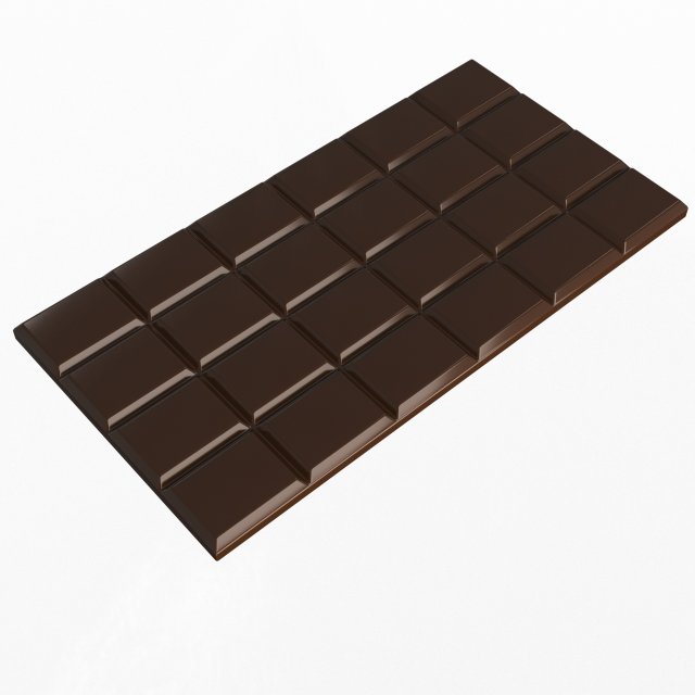 chocolate bar Modelo 3D .c4d .max .obj .3ds .fbx .stl .blend 